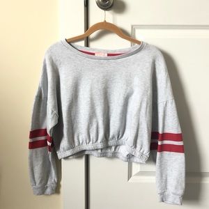 Boutique Cropped Casual Sweater